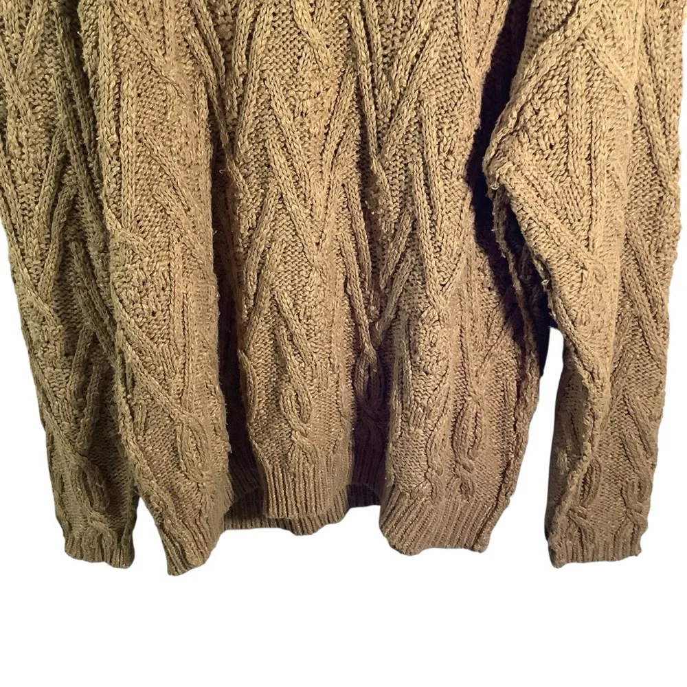 Free People Cable Chunky Knit Sweater